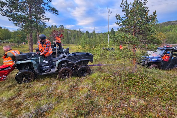 berging av ATV