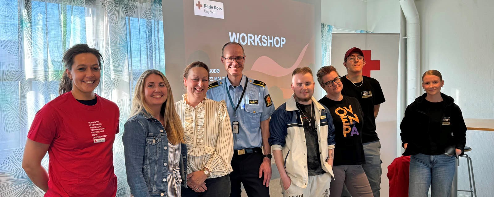 Bodø Røde Kors Ungdom har arrangert første workshop om situasjonen til barn og unge i Bodø